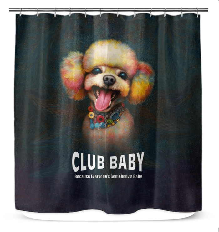 CB3-102 Shower Curtain in Bathroom Setting