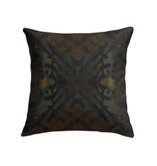 Close-up of Vintage Charm indoor pillow with intricate design details.