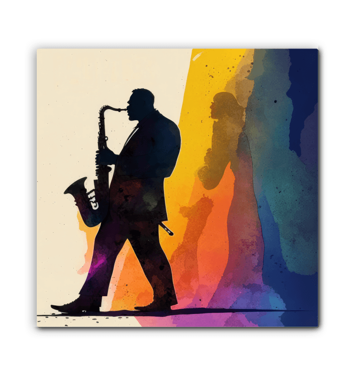 Bluesy Night - Jazz Music Canvas Artwork - Beyond T-shirts