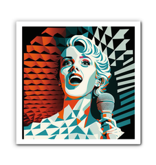 High-quality print of Rockabilly Rhythms canvas