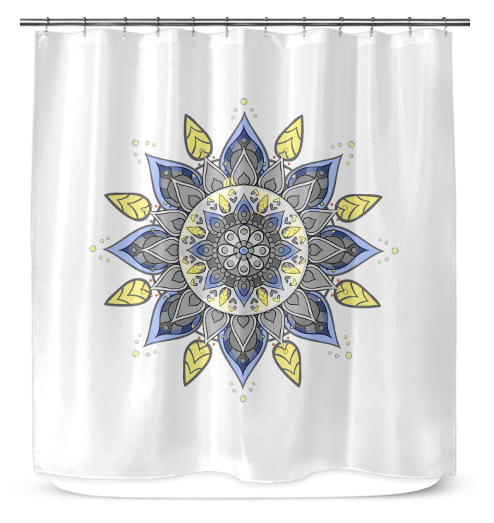 Mandala Garden Retreat Curtain - Beyond T-shirts