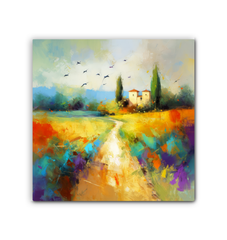 Desert Oasis Serenity Wrapped Canvas