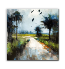 Waterfall Wonder Landscape Wrapped Canvas