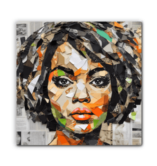 Celestial Rhythms Wrapped Canvas Melodic Cosmos - Beyond T-shirts