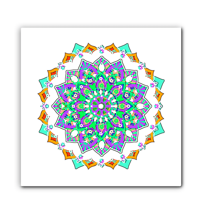 Mandala Enchantment Window Decal - Beyond T-shirts