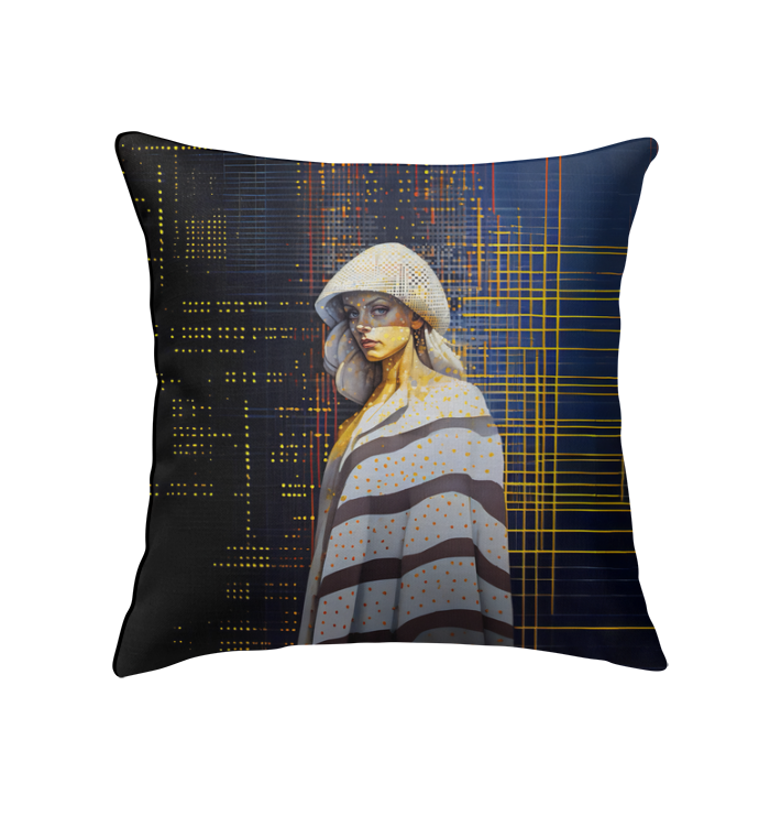 Urban Elegance Beyond Style Indoor Pillow with chic design.