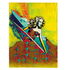 Surfing 1 04 Sherpa Blanket - Beyond T-shirts