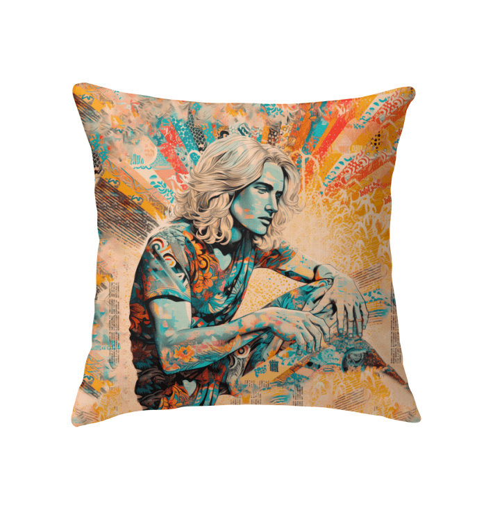 Seaside Excitement Indoor Cushion - Beyond T-shirts