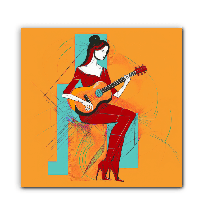 Elegant Couture Escape Wrapped Canvas - Beyond T-shirts