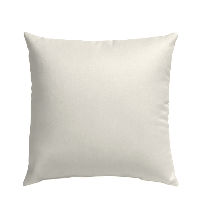 Colorful Serenity outdoor pillow in a garden setting