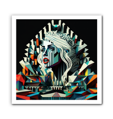 Punk rock album cover canvas print