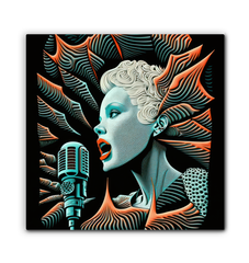 Melodic Montage Wrapped Canvas