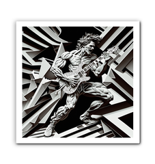 Blues Guitar Solos Wrapped Canvas
