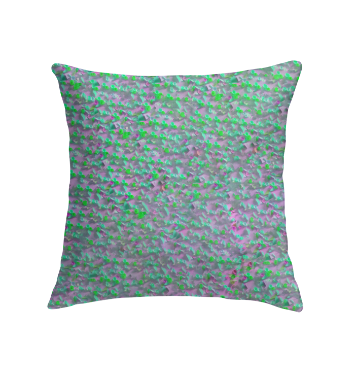 Elegant Celestial Dreams Pillow adding a touch of comfort to modern indoor setting.