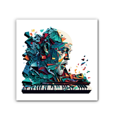 Bassline Brilliance Musical Wrapped Canvas