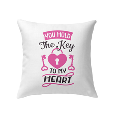 You Hold The Key To My Heart Indoor Pillow