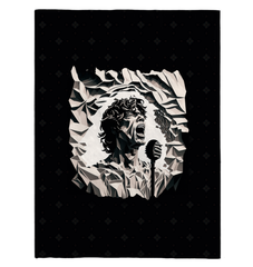 Punk Rock Plush Sherpa Blanket