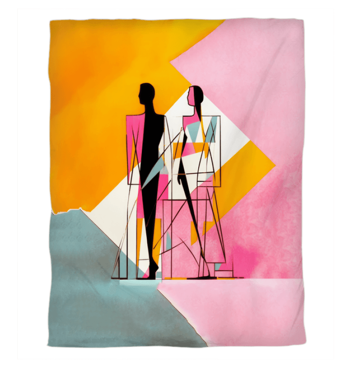 Vogue Visions Asleep Fashion Art Duvet Cover