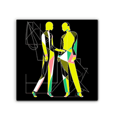 Chic Couture Abstract Art Canvas - Beyond T-shirts