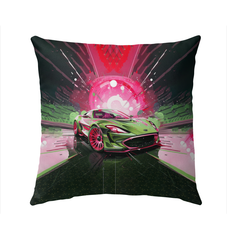 Vintage Car Elegance Outdoor Pillow