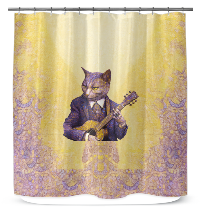 Dapper Cats Shower Curtain - Bathroom Decor Inspiration.
