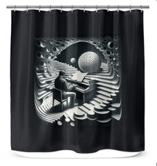 Crescendo Cascade Shower Curtain