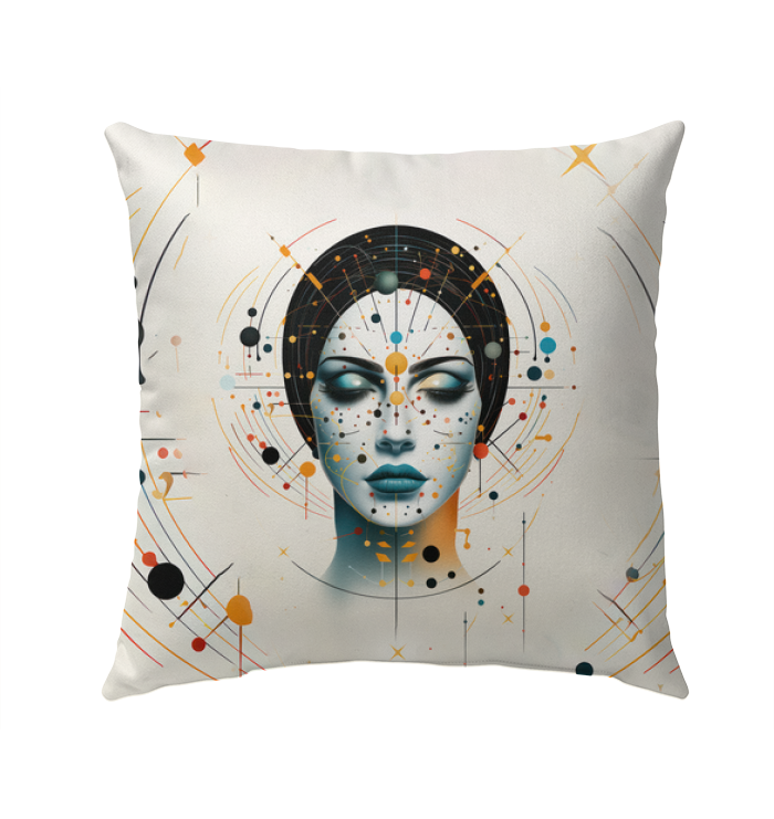 Abstract Aura Oasis Pillow