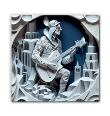 Sonic Spectrum Wrapped Canvas