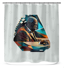 Jazz Jam Shower Curtain