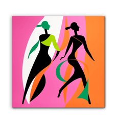 Chic Couture Abstract Expressionism Canvas - Beyond T-shirts