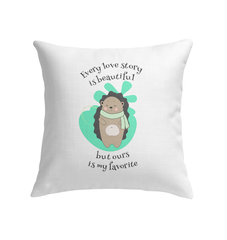 Every Love Story Is Beautiful  Indoor Pillow