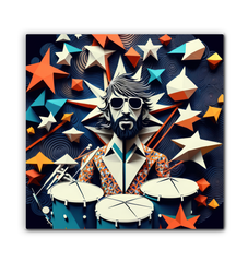 Harmonic Hues Wrapped Canvas