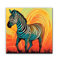 Zebra Foal Innocence Canvas - Beyond T-shirts