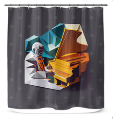 Symphony Splash Shower Curtain