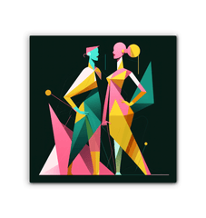 Chic Couture Abstract Expression Canvas - Beyond T-shirts