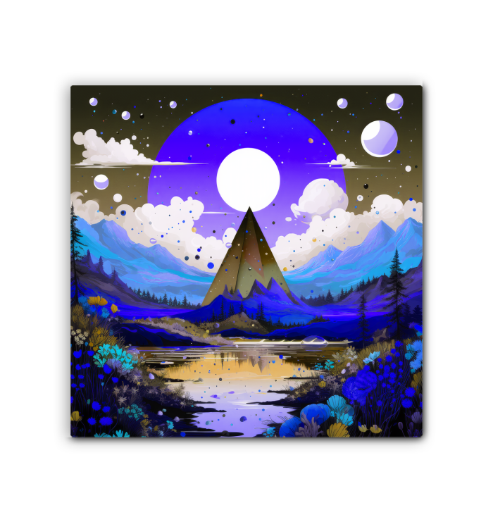 Majestic Monoliths Rocky Landscape Canvas