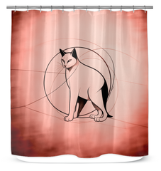 Playful Cat Balloon Flight