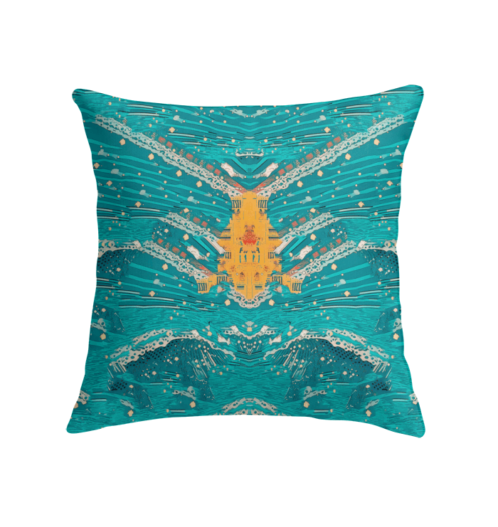 Seaside Serenity Indoor Pillow Embrace Coastal Tranquility - Beyond T-shirts