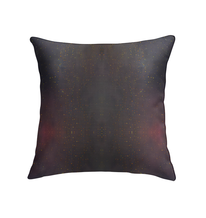 Close-up of Bold Artistry Indoor Pillow showcasing detailed fabric texture