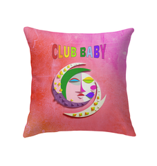 Thumbelina's Journey Indoor Pillow on a cozy living room sofa