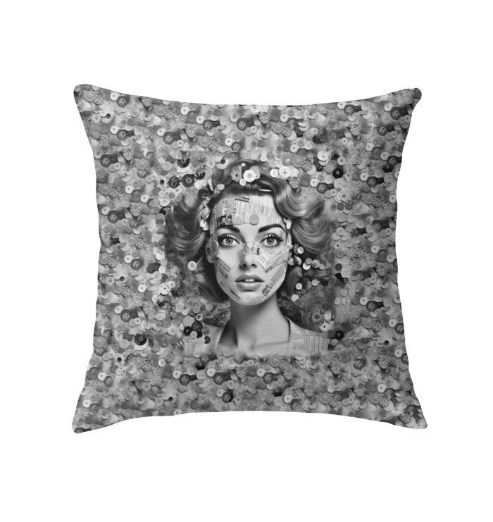 Symphonic Comfort Throw Pillow - Beyond T-shirts