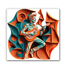 Lyric Landscape Wrapped Canvas