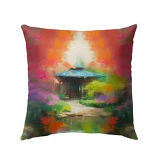 Rolling Hills Landscape Outdoor Pillow