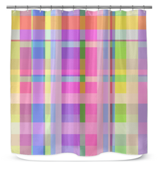 Start your day on a bright note with the Sunrise Spectrum Shower Curtain, featuring a beautiful gradient of dawn colors.