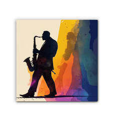 Bluesy Night - Jazz Music Canvas Artwork - Beyond T-shirts