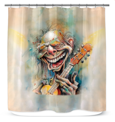 Harpist's Harmonious H2O Shower Curtain