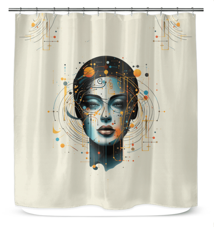 Mystic Mosaics Shower Curtain - Beyond T-shirts