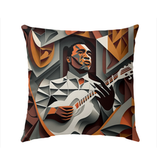 Serenade Sunset Musical Outdoor Pillow