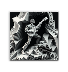 Musicians create magic moments Wrapped Canvas