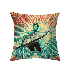 Waves And Sunsets Indoor Pillow Surf Into Comfort - Beyond T-shirts